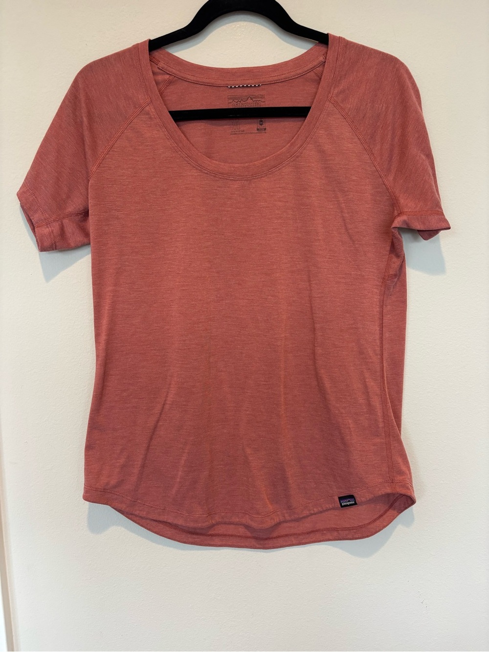 Patagonia Short Sleeve Scoop Neck Tee in Rose